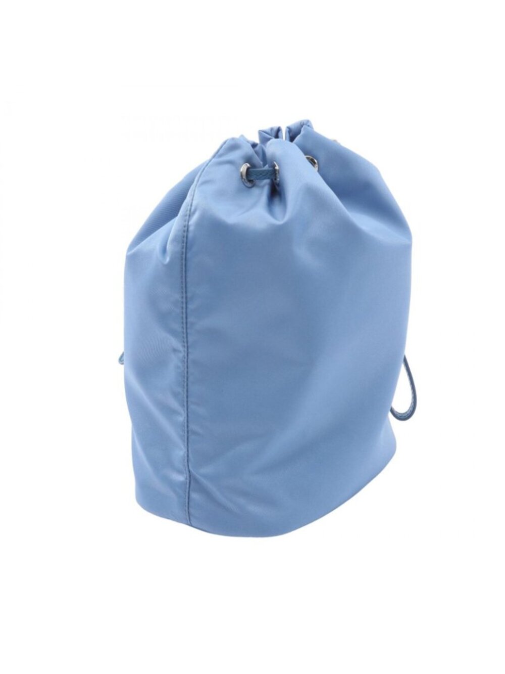 Prada Pouch Re-Nylon Vela Light Blue Nylon Saffiano Leather - Picture 2 of 5